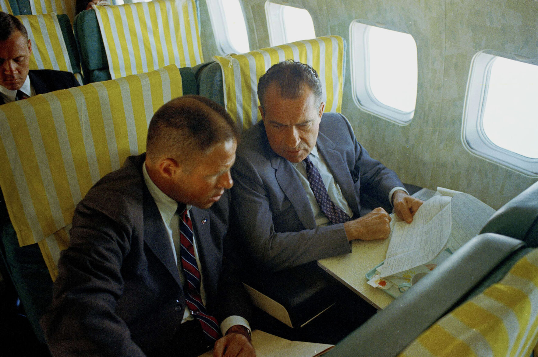 1974: Richard Nixon and H.R. Haldeman